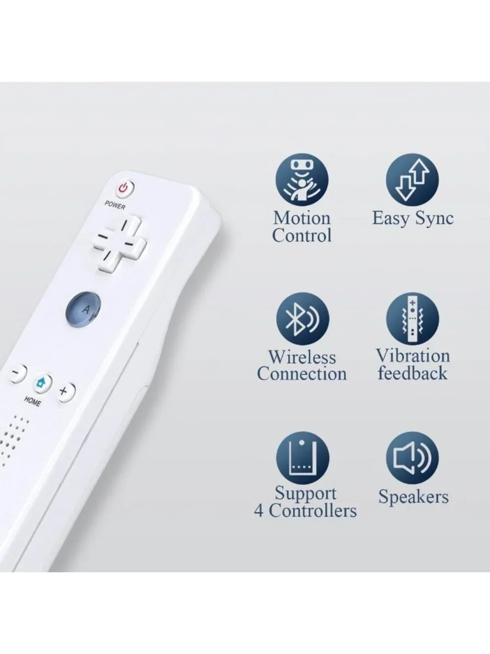 Wireless Remote Controller with Nunchuck - Compatible with Nintendo Wii/Wii U